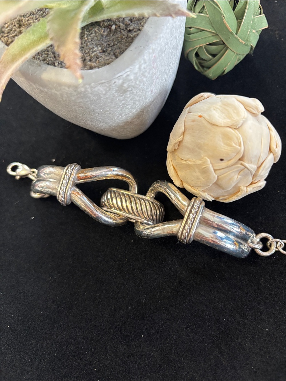 Brighton Silver Tone Chunky Link Bracelet